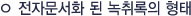 전자문서화 된 녹취록의 형태
